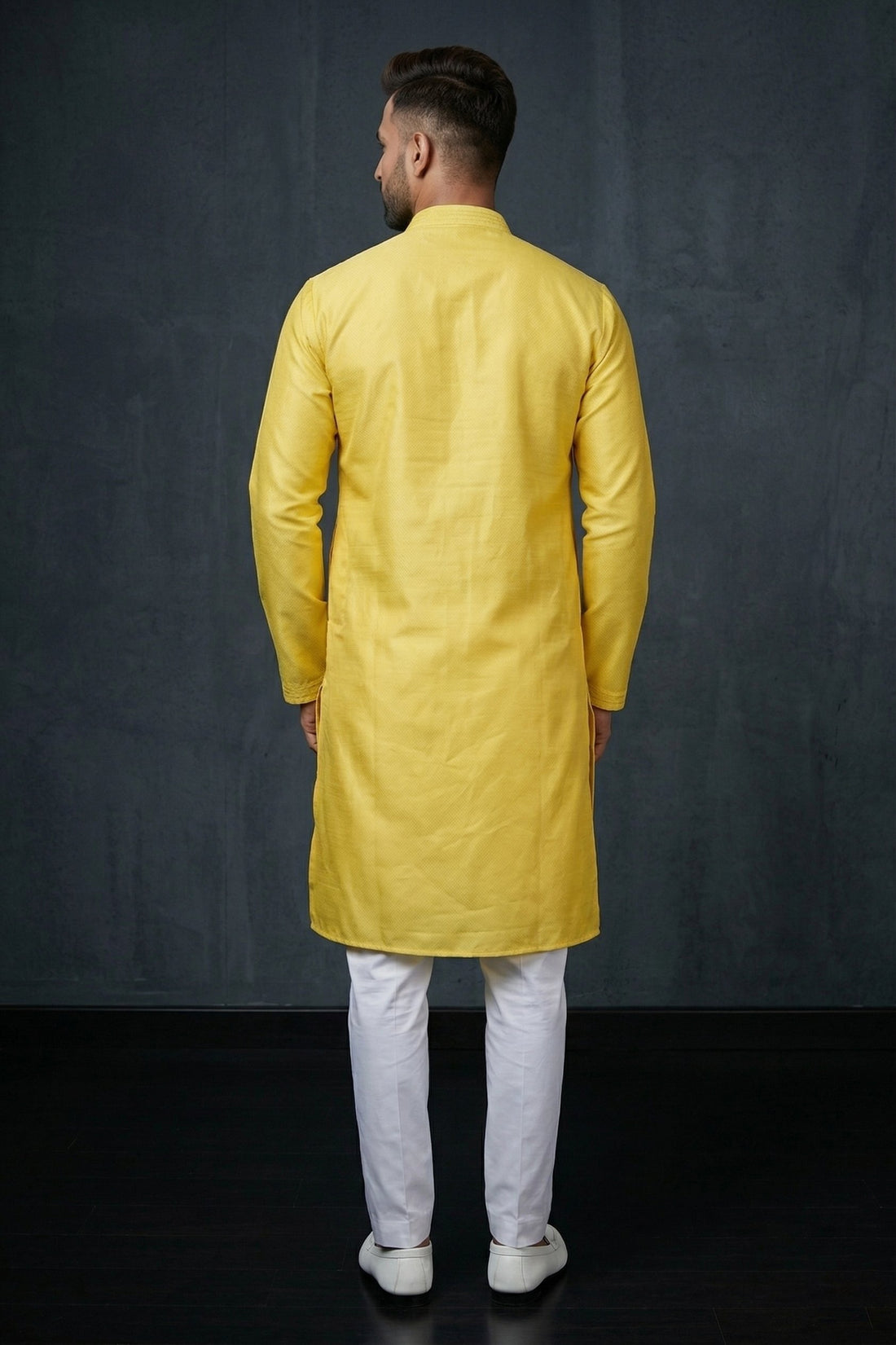 Sunshine Yellow Classic Ethnic Kurta