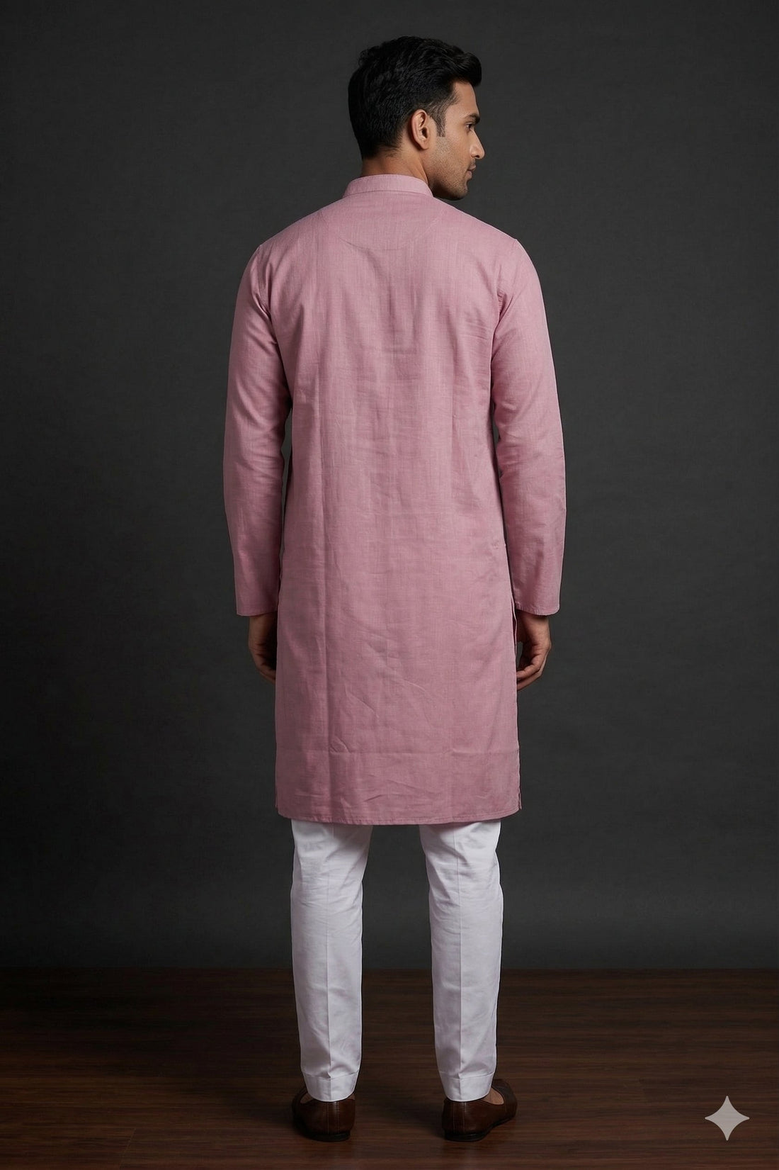 Dusty Rose Classic Men’S Kurta