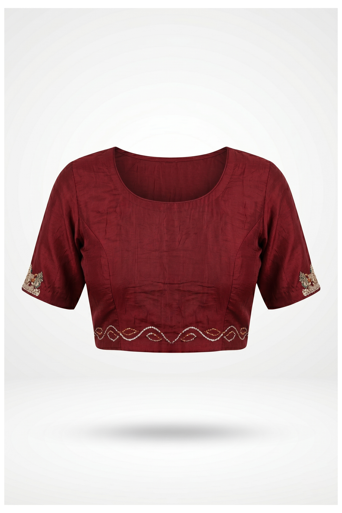 Maroon Gharchola Gajji Silk Wedding Party Wear Saree