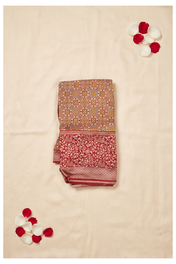 Maroon Banarasi Pure Silk Wedding & Party Wear Saree