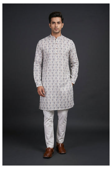 Printed Men'S Kurta