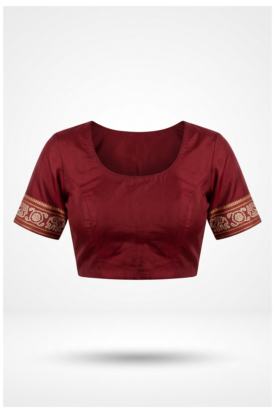 Maroon Gharchola Bandhni Gajji Silk Wedding Saree