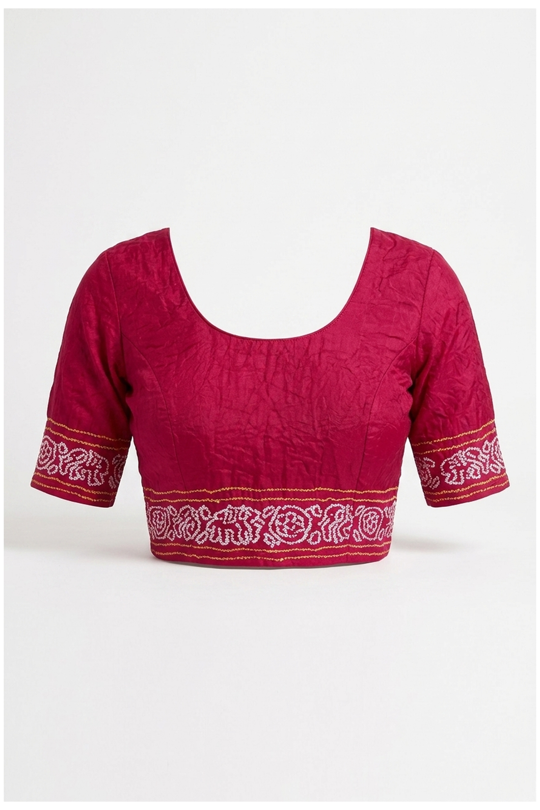 Rani Pink Gharchola Pure Silk Wedding & Party Wear