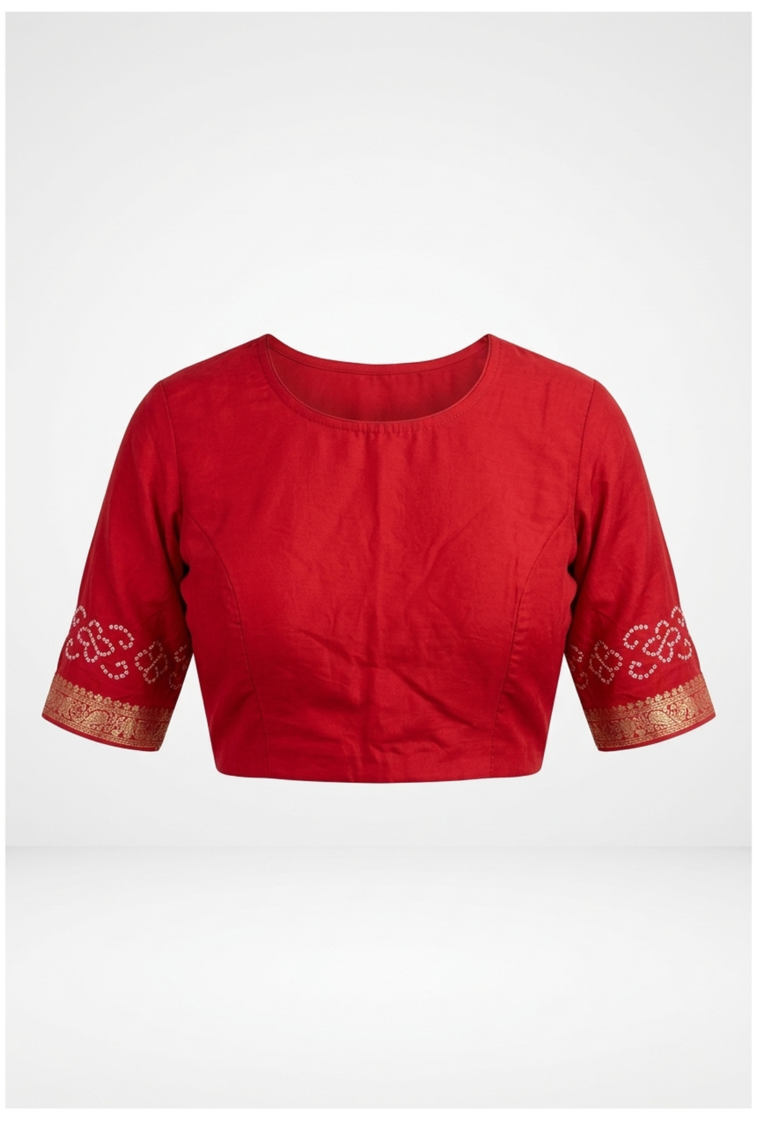 Red Gharchola Pure Silk Wedding Party Wear