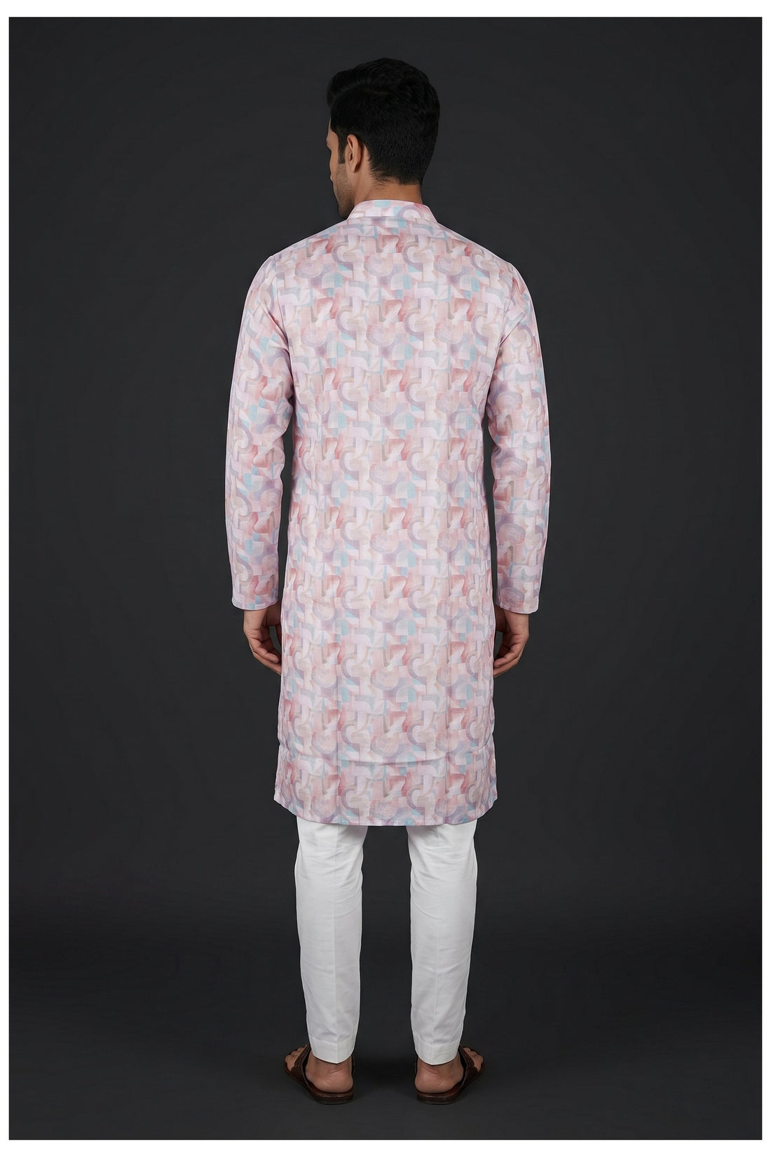 Men'S Printed Kurta