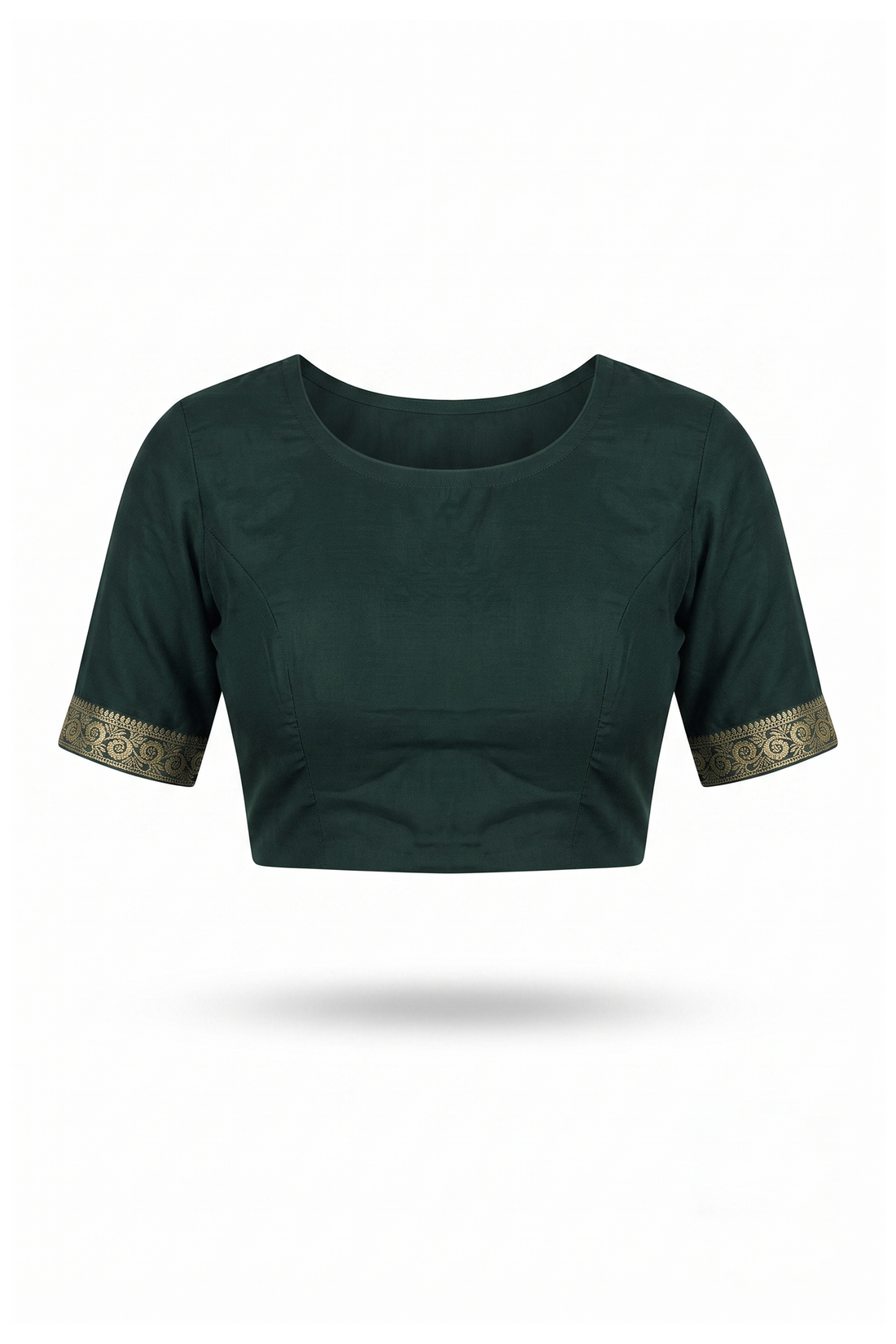 Bottle Green Bandhni Gajji Silk For Wedding And Mehendi