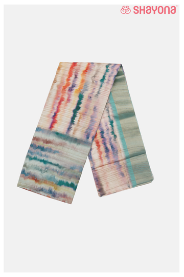 Multicolor Printed Soft Touch Premium Cotton Saree