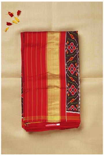 Royal Blue Patola Pure Silk Wedding Saree