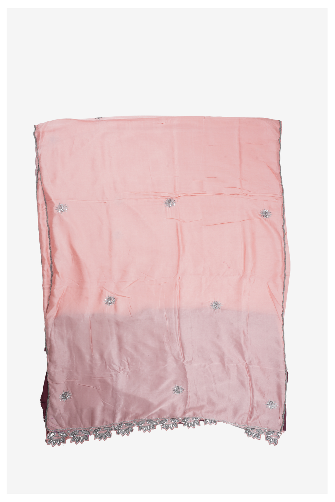 Baby Pink Banarasi Art Silk Wedding & Party Saree