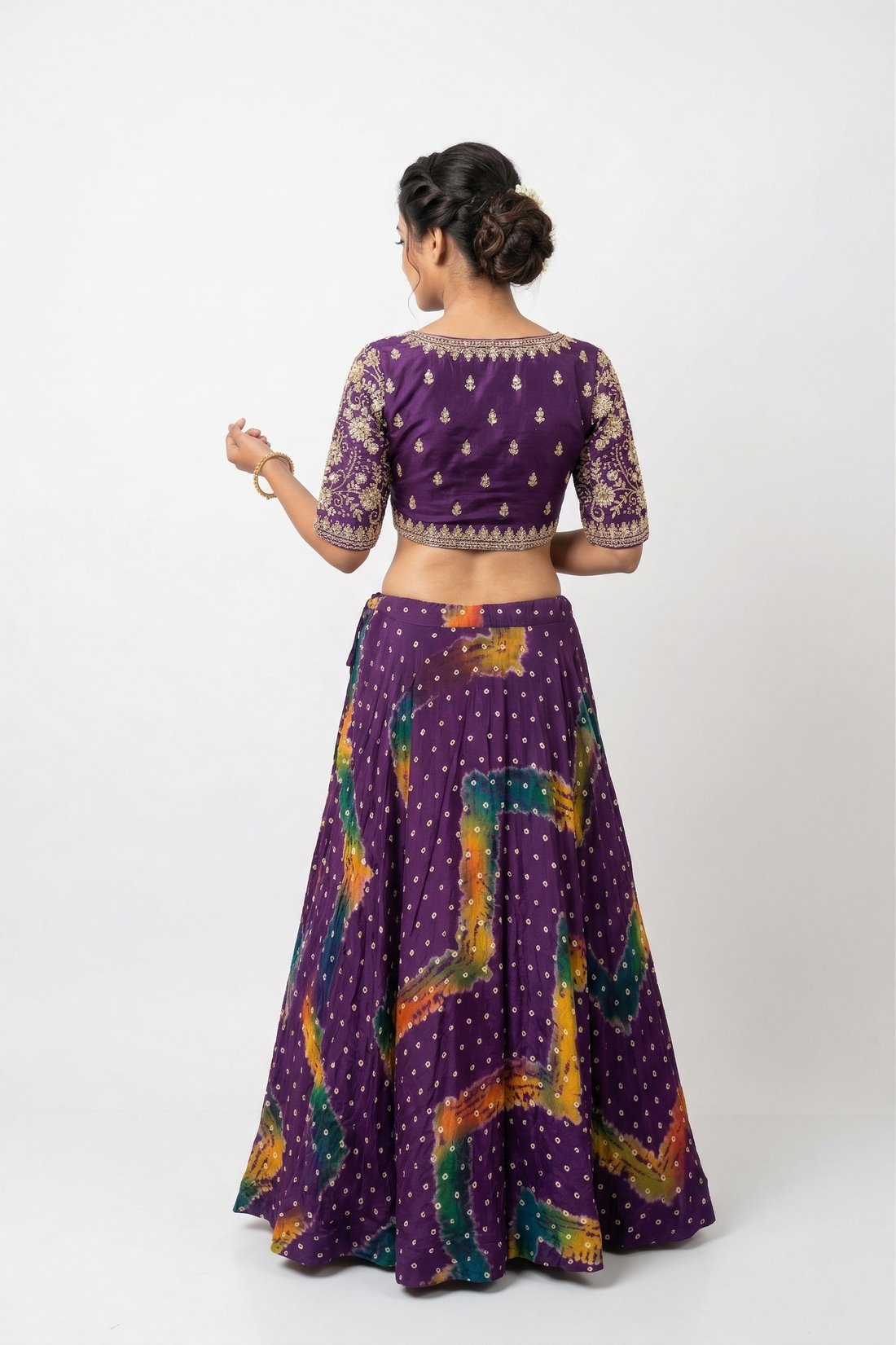 INDIGO LEHENGA CHOLI