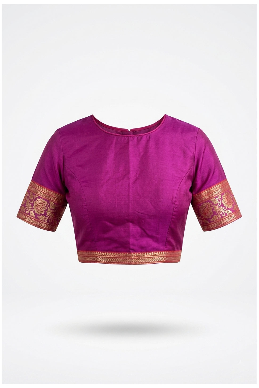 Black Banarasi Silk Saree With Weaving