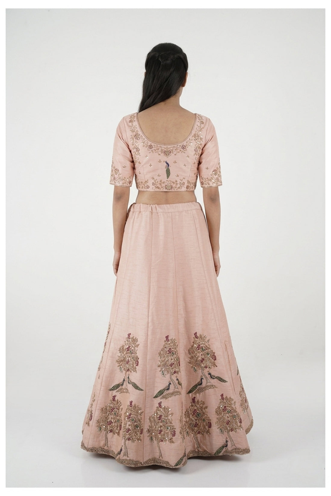 Handwork & Embroidery Unstitch Blouse Chaniya Choli