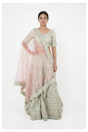 Handwork & Embroidery Unstitch Blouse Chaniya Choli
