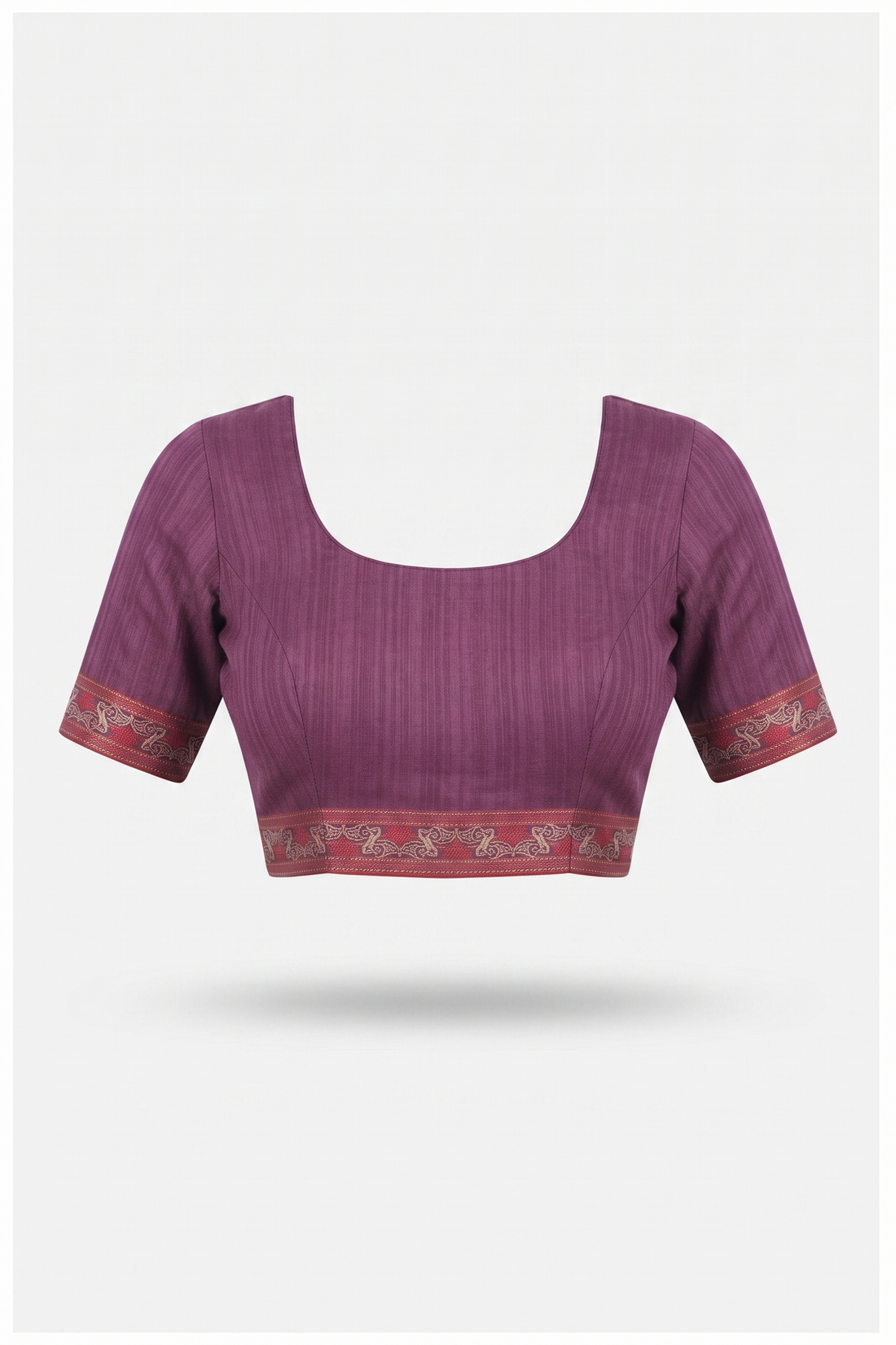 Purple Cotton Party Wear & Wedding Saree