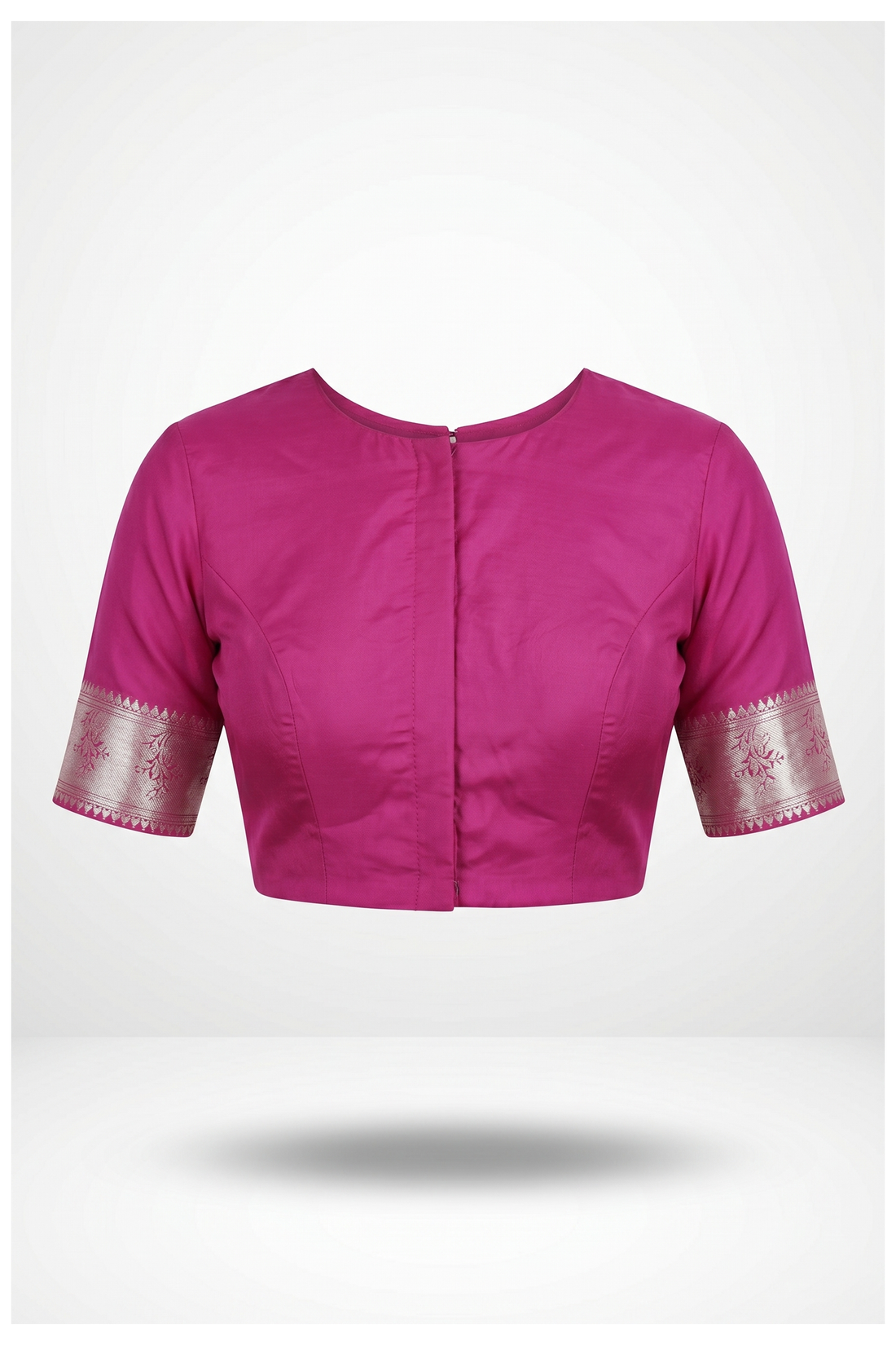 Magenta Banarasi Art Silk Wedding Party Wear