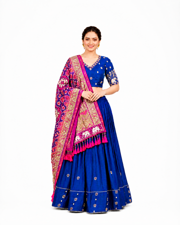 ROYAL BLUE CHANIYA CHOLI