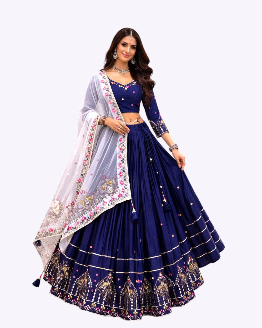 NAVY BLUE CHANIYA CHOLI
