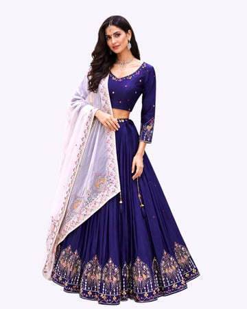 NAVY BLUE CHANIYA CHOLI