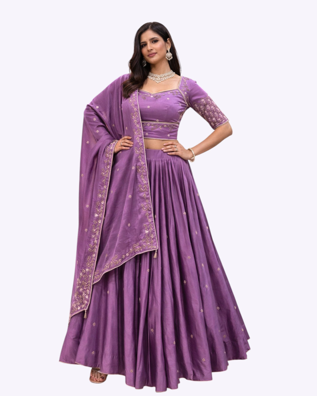 GAJJI SILK CHANIYA CHOLI