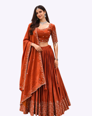 RED CHANIYA CHOLI