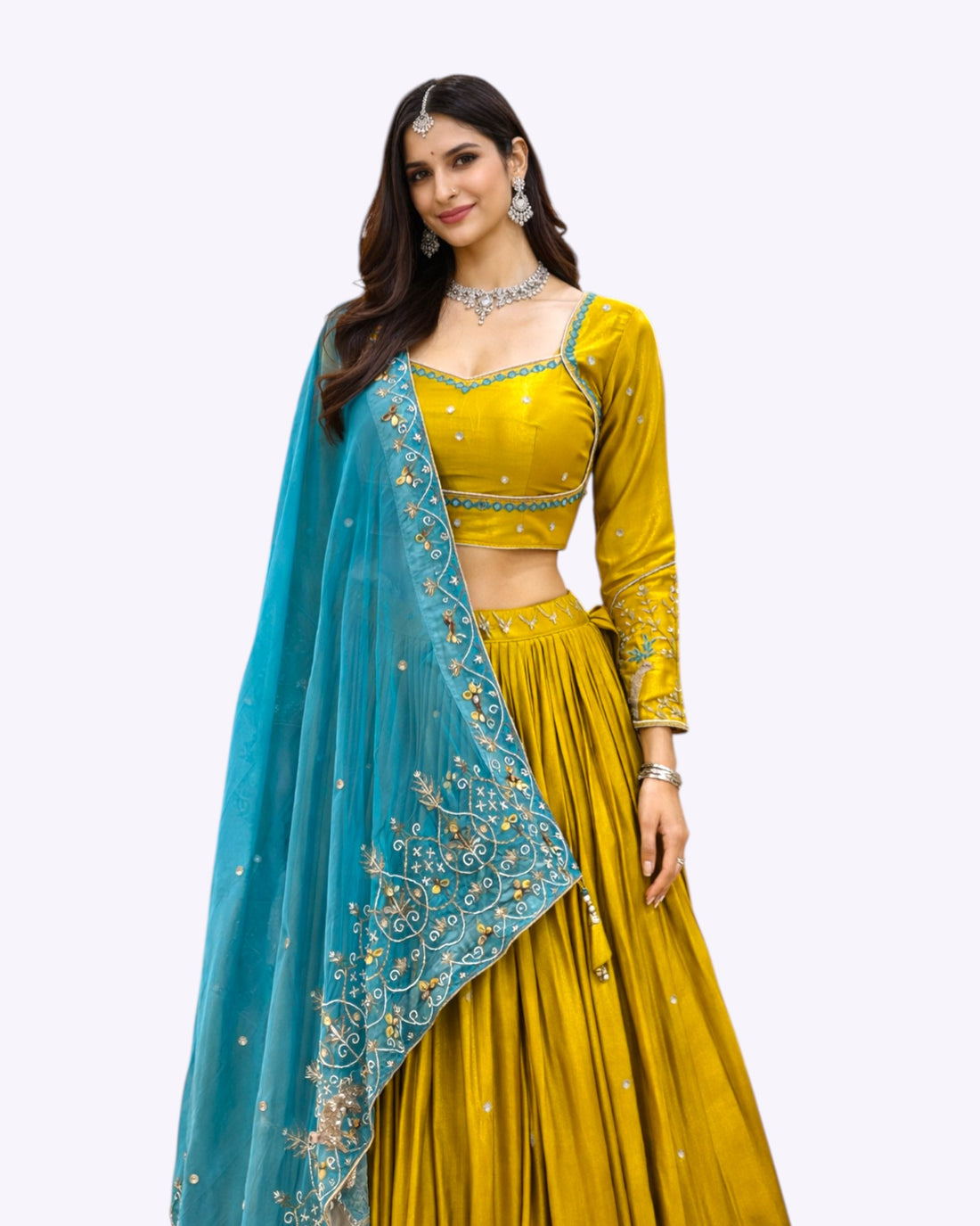 GOLD CHANIYA CHOLI