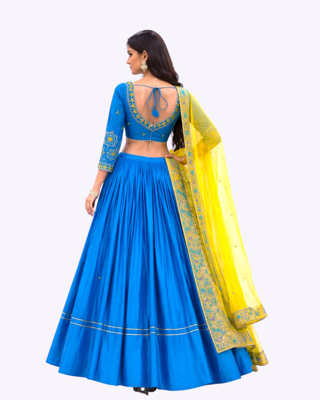 BLUE CHANIYA CHOLI