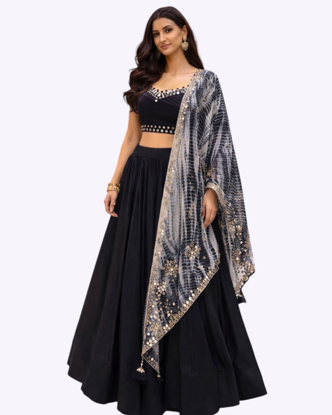 BLACK CHANIYA CHOLI