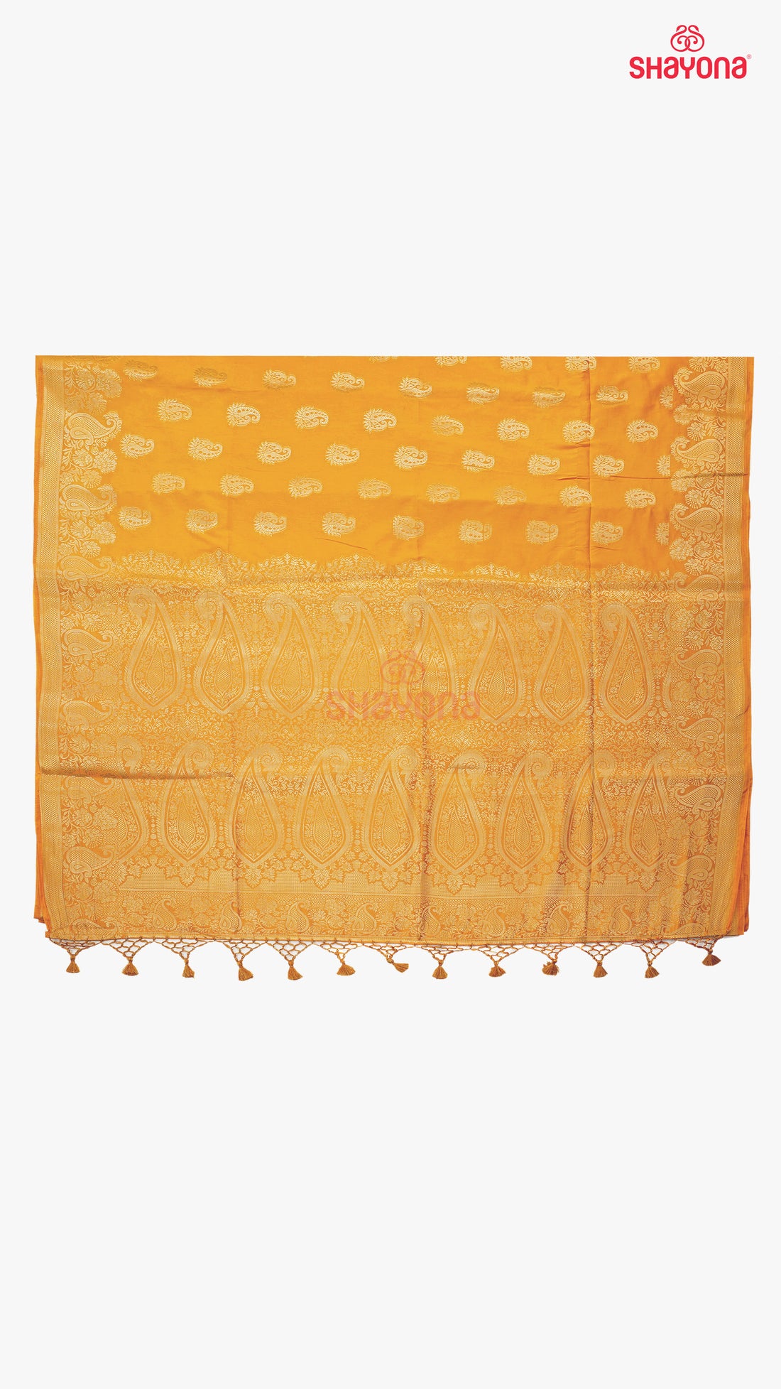 Mustard Banarasi Soft Silk Saree – Radiance of Tradition in Every Weave