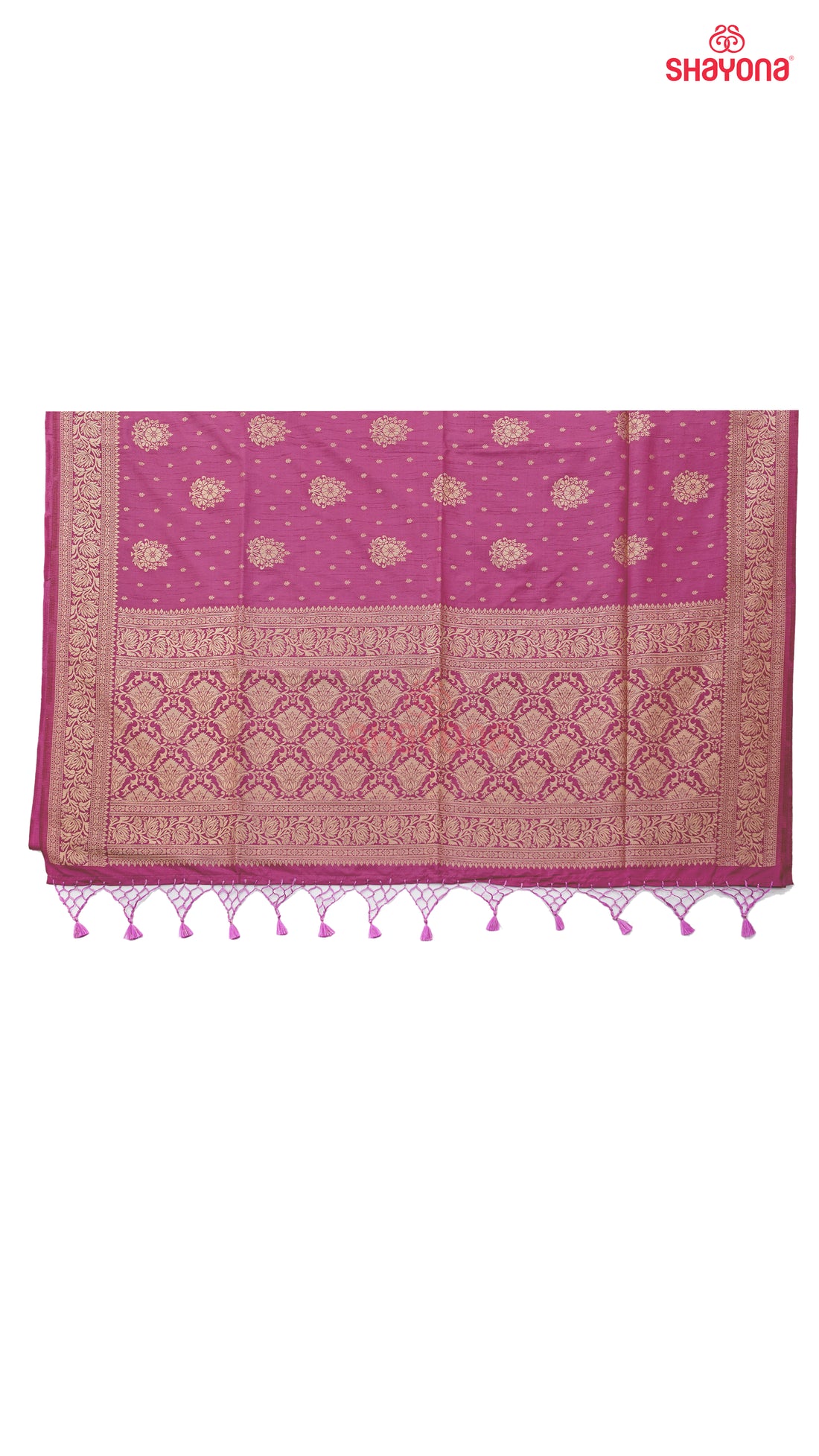 Magenta Banarasi Soft Silk Saree – A Regal Statement in Silk