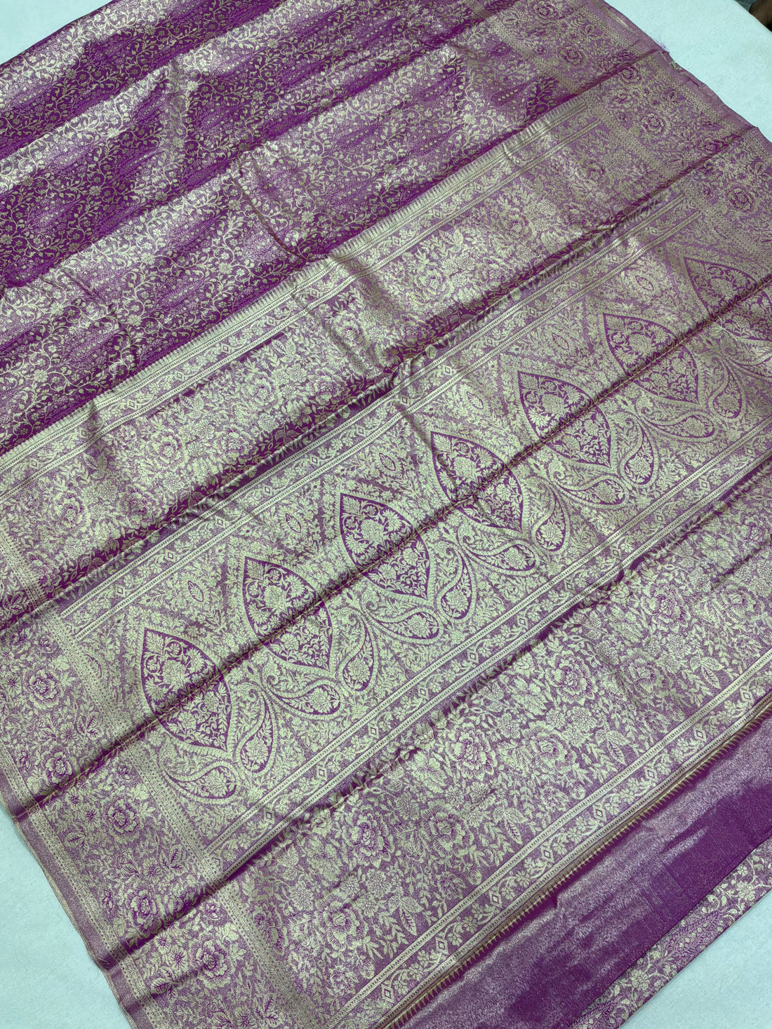 Dharmavaram Tissue Jaal Saree