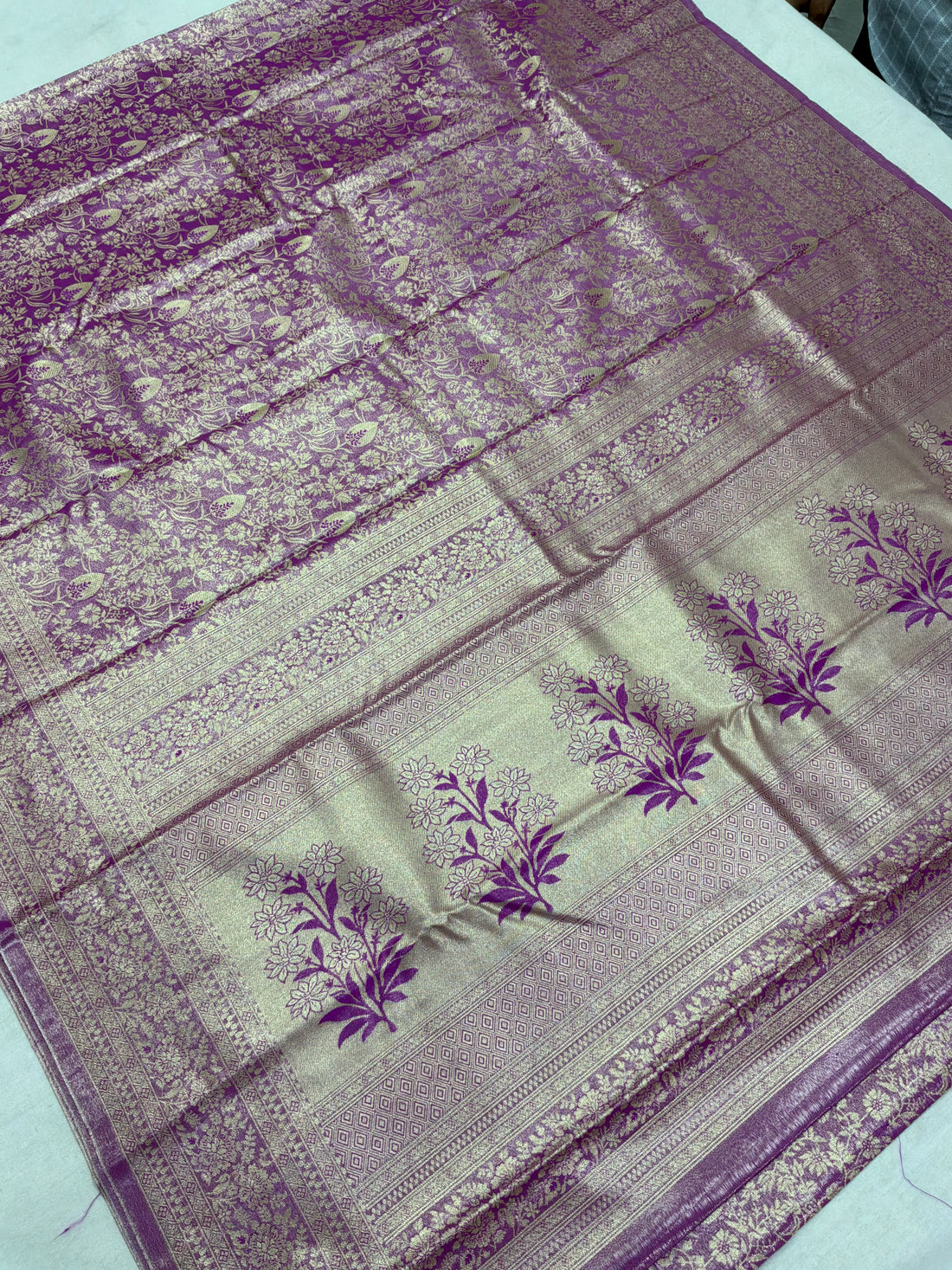 Dharmavaram Tissue Jaal Saree