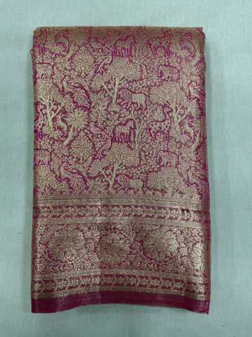 Dharmavaram Tissue Jaal Saree