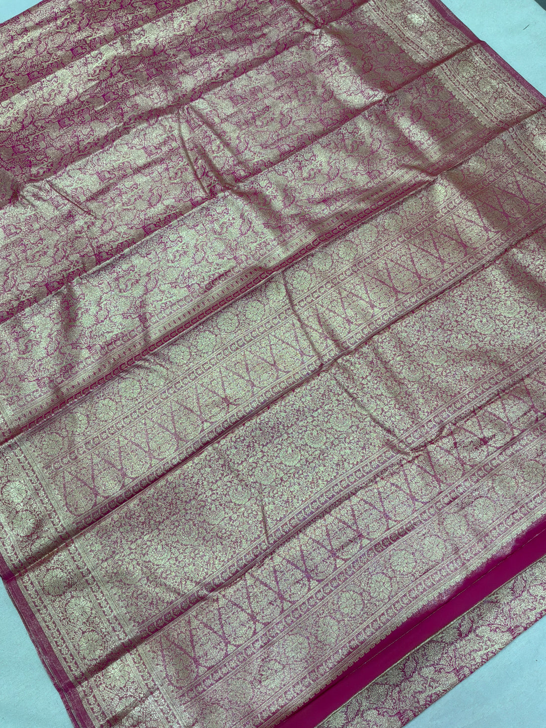 Dharmavaram Tissue Jaal Saree