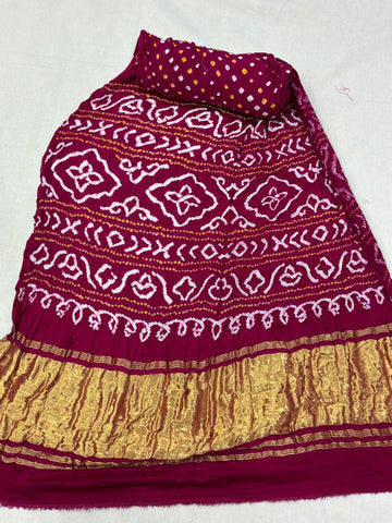 Bandhej Gaji Dana Saree