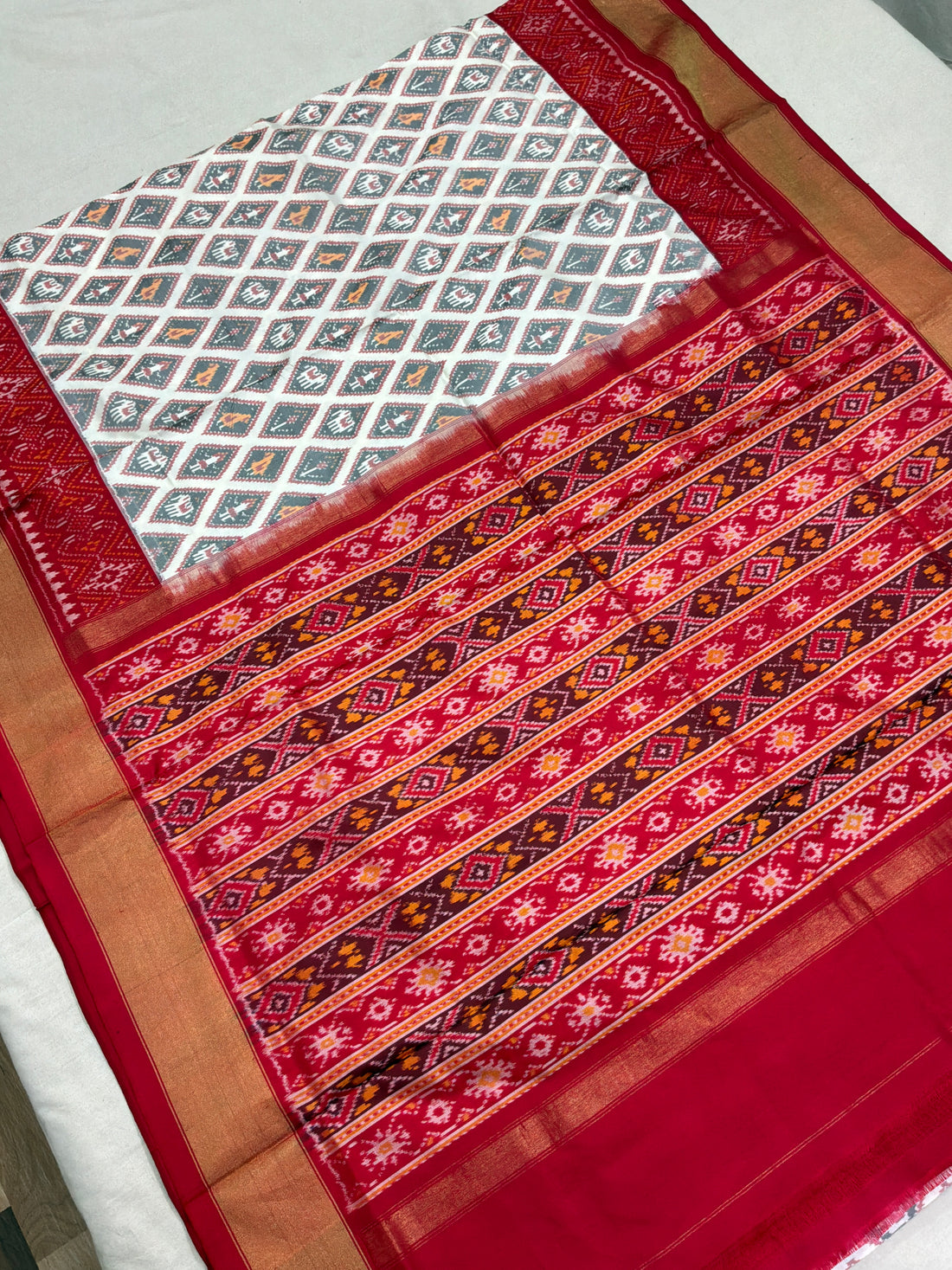 Pure Silk Hyderabadi Patola Saree