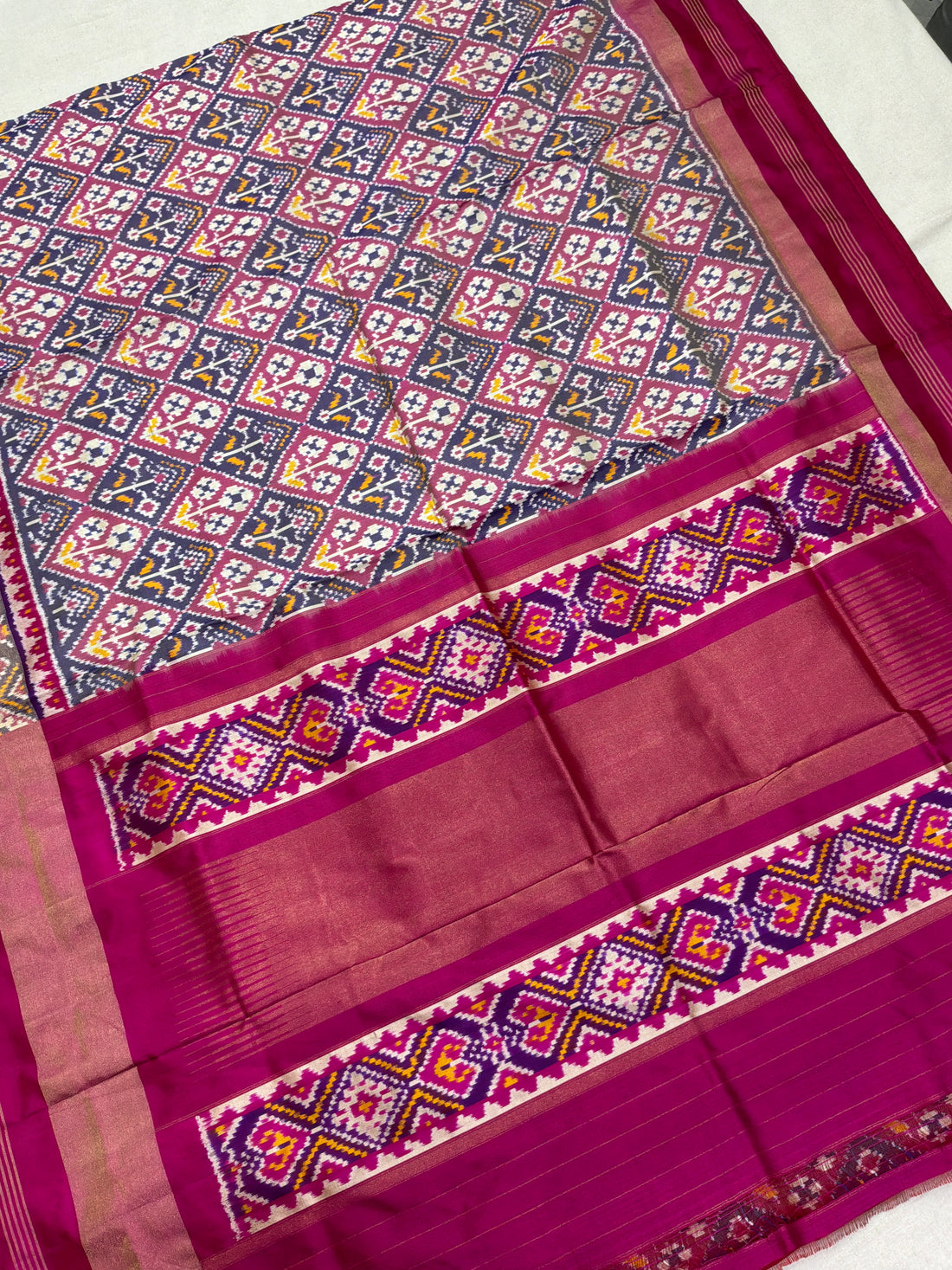 Pure Silk Hyderabadi Patola Saree