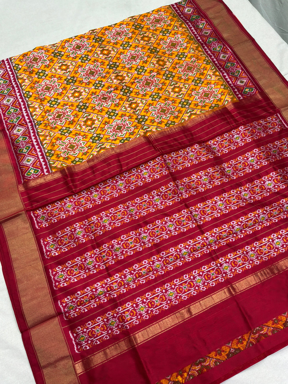 Pure Silk Hyderabadi Patola Saree