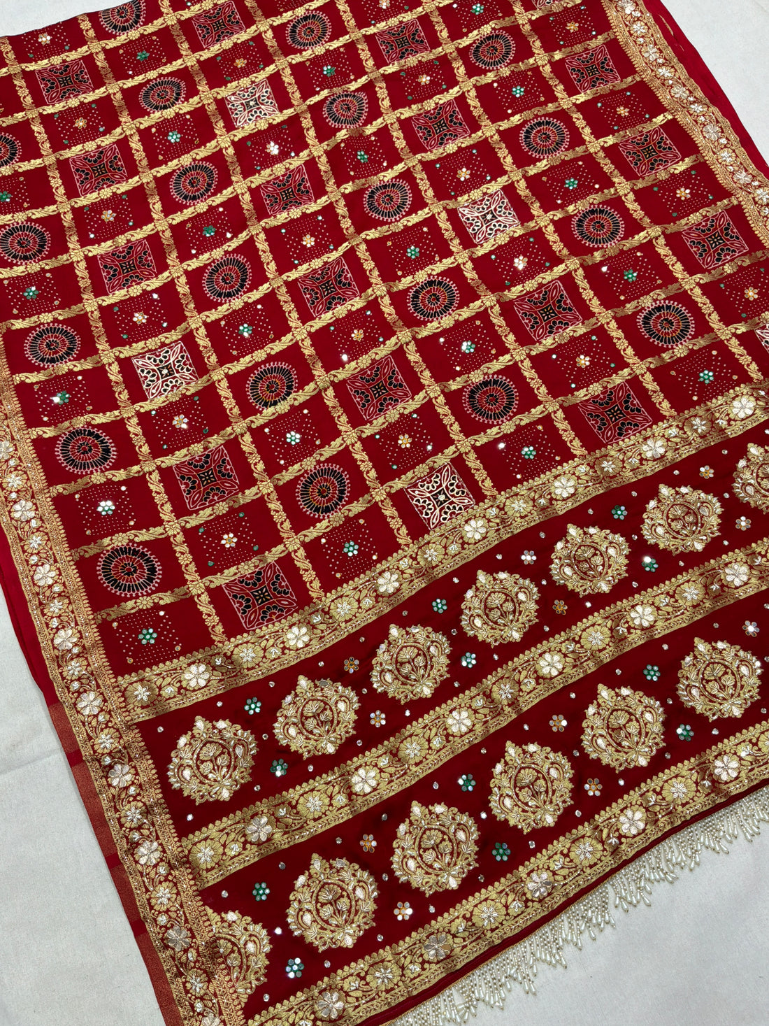 Modal Silk Gharchola Saree