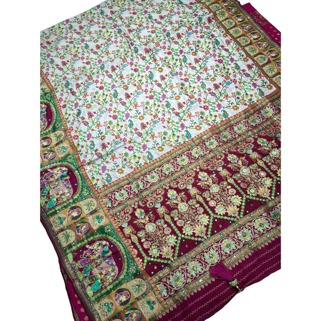 Premium Pashmina Silk  Saree