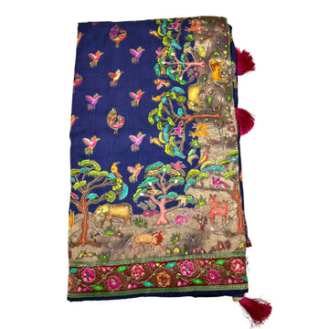 Premium Pashmina Silk  Saree