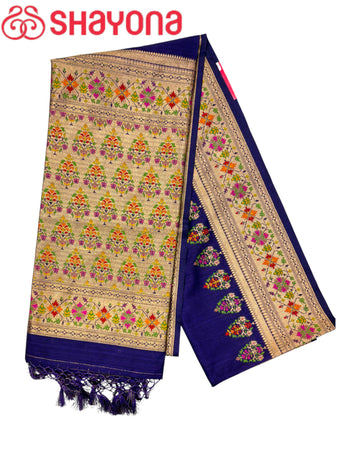 Tissue Ghicha Silk Saree