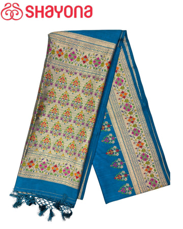 Tissue Ghicha Silk Saree