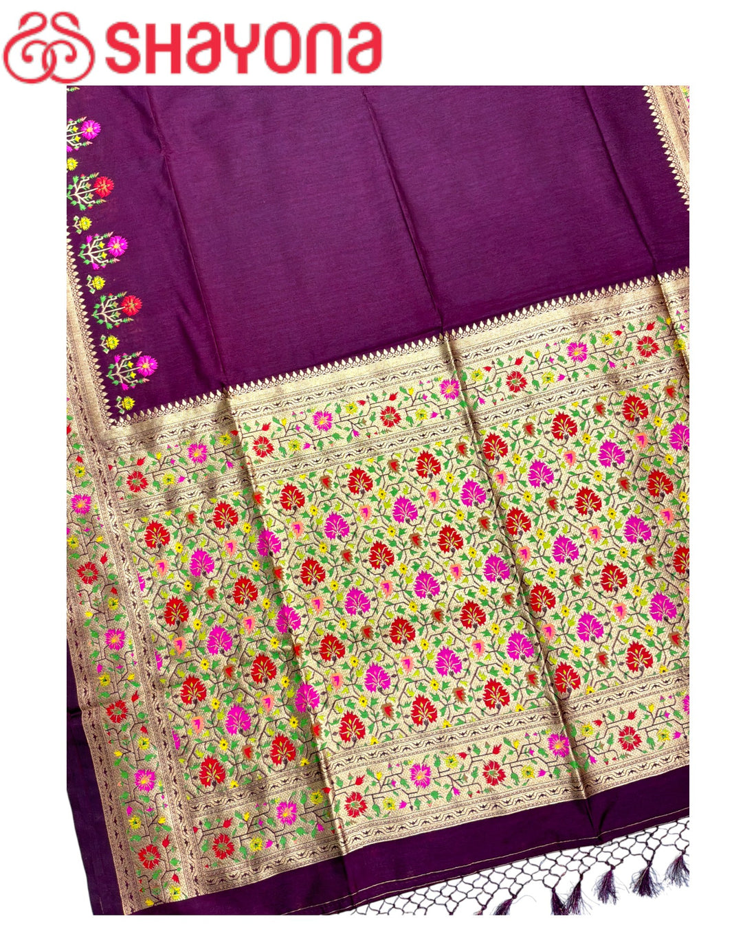 Tissue Ghicha Silk Saree
