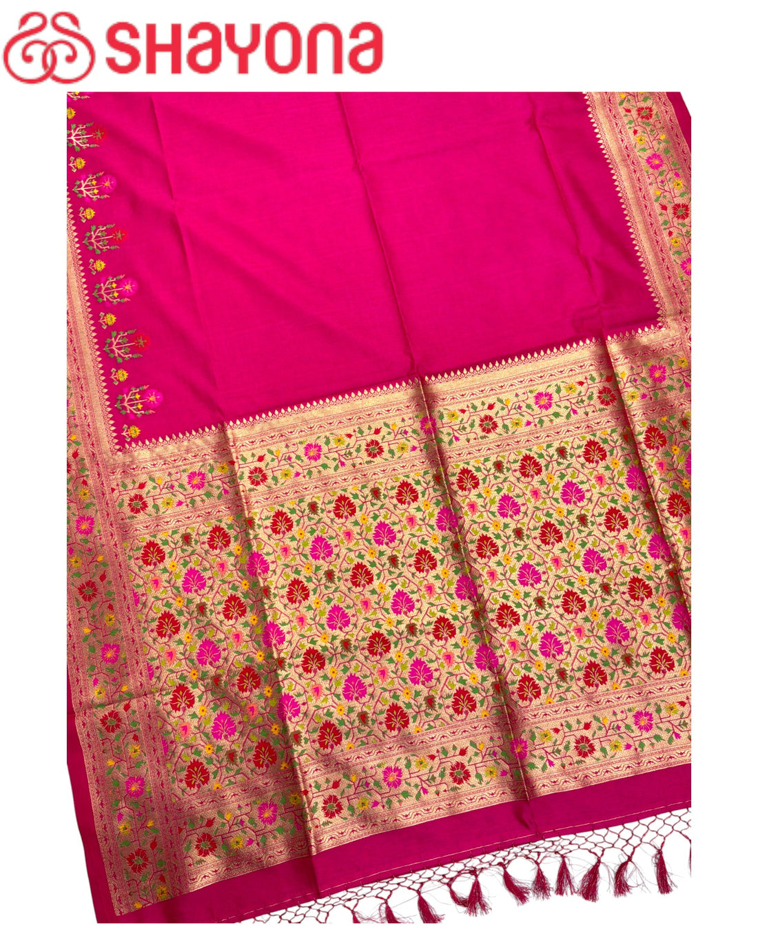Tissue Ghicha Silk Saree