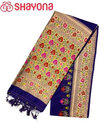 Tissue Ghicha Silk Saree