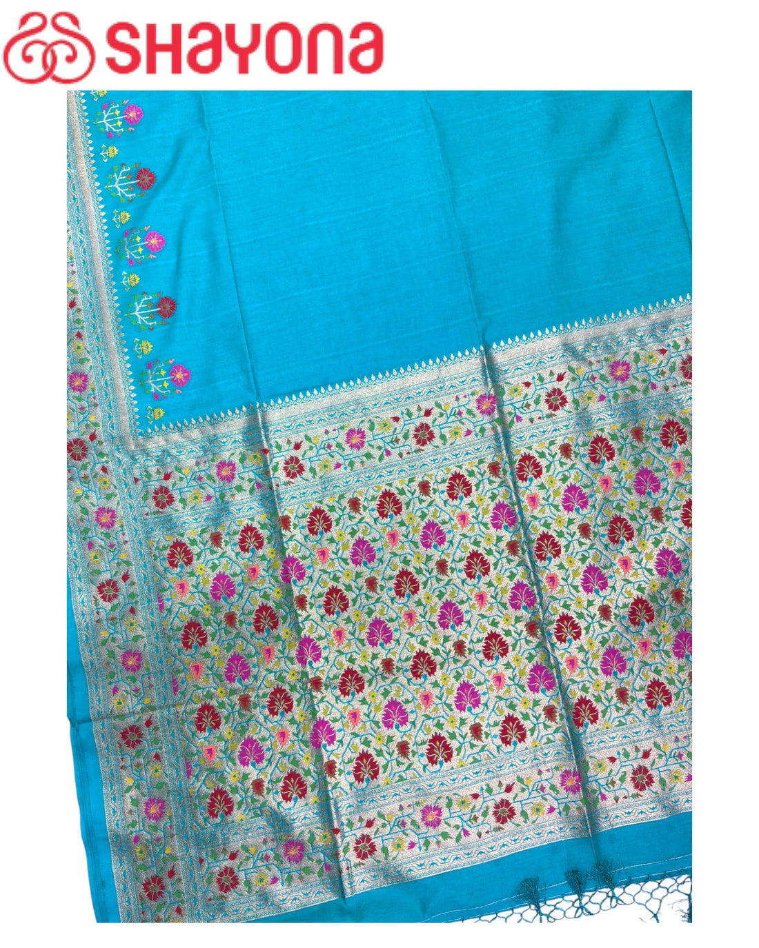 Tissue Ghicha Silk Saree