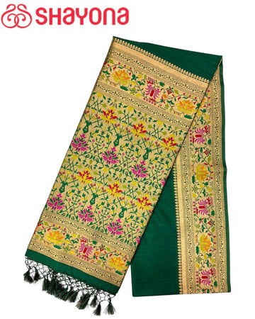 Tissue Ghicha Silk Saree