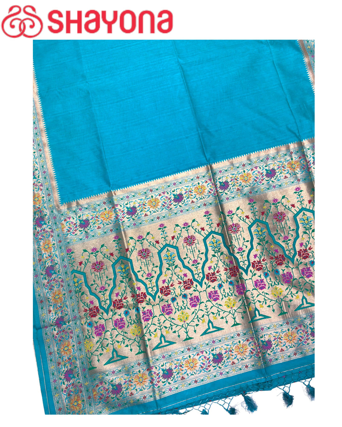 Tissue Ghicha Silk Saree
