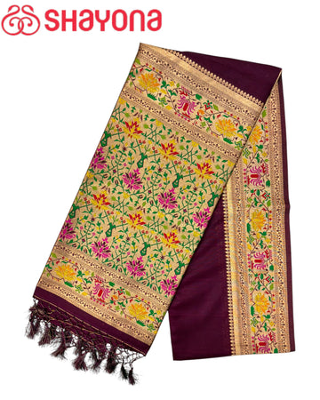 Tissue Ghicha Silk Saree