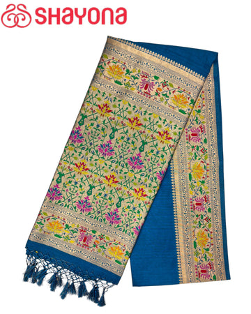 Tissue Ghicha Silk Saree